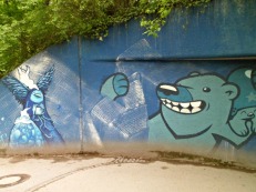 Underpass street art in Munic