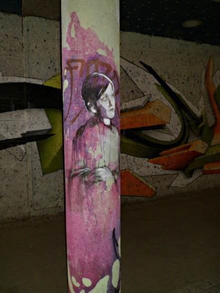 Underpass street art in Munich